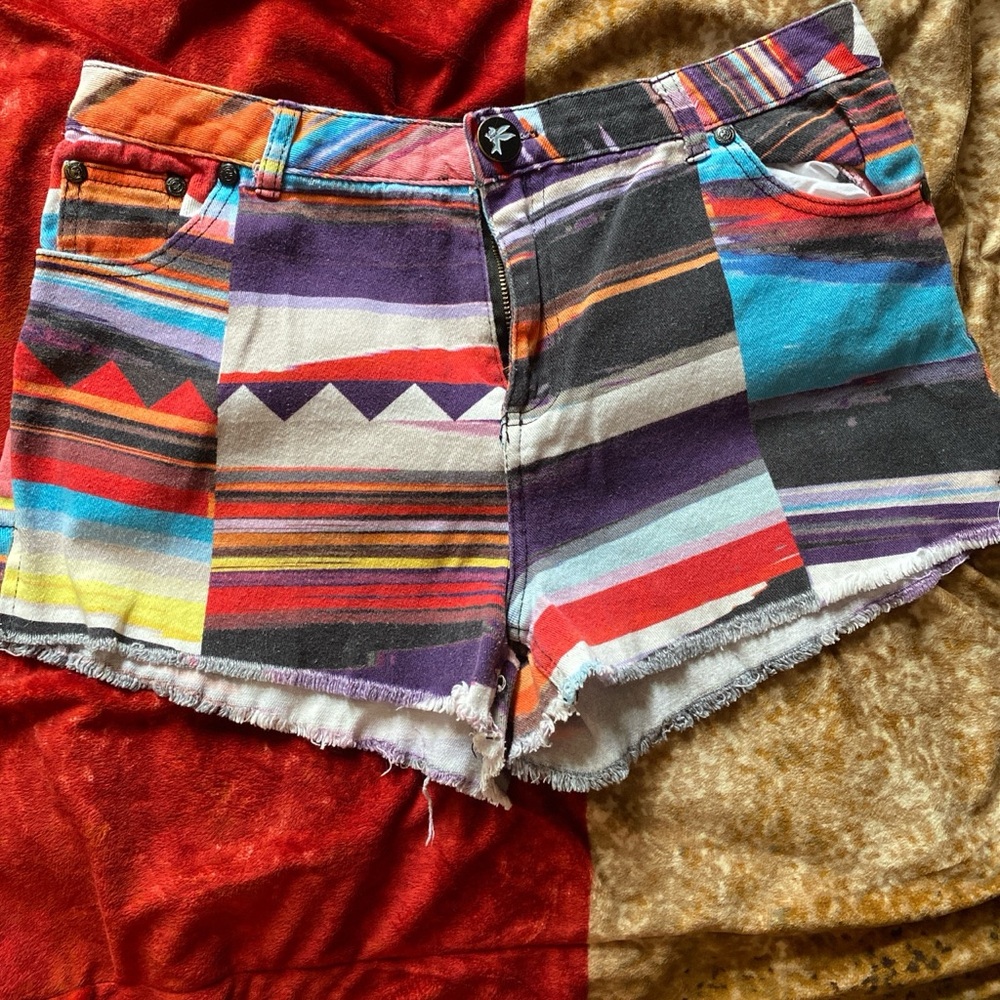 One Teaspoon Multi Colored Shorts - image 1